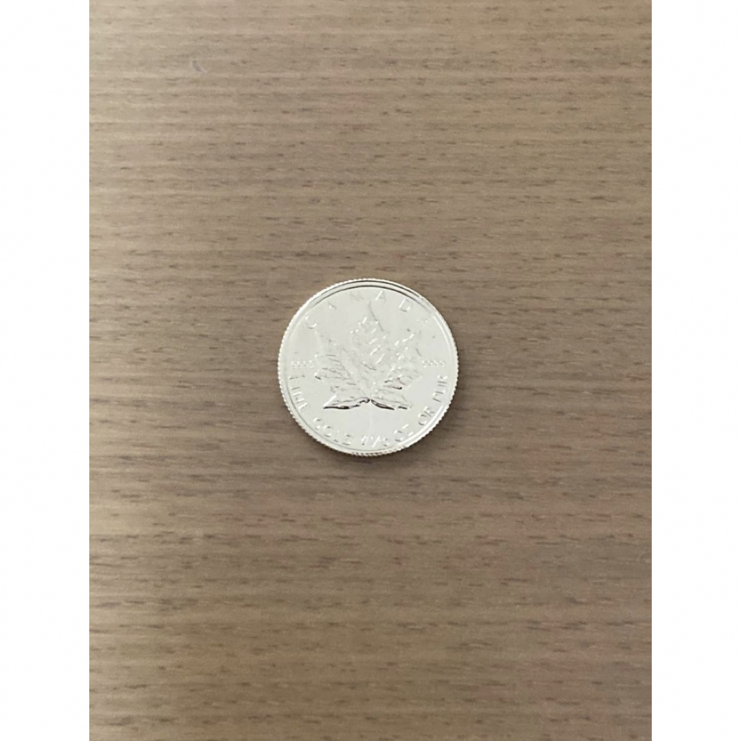 金貨　メイプルリーフ　1/10 oz 1986年　カナダ