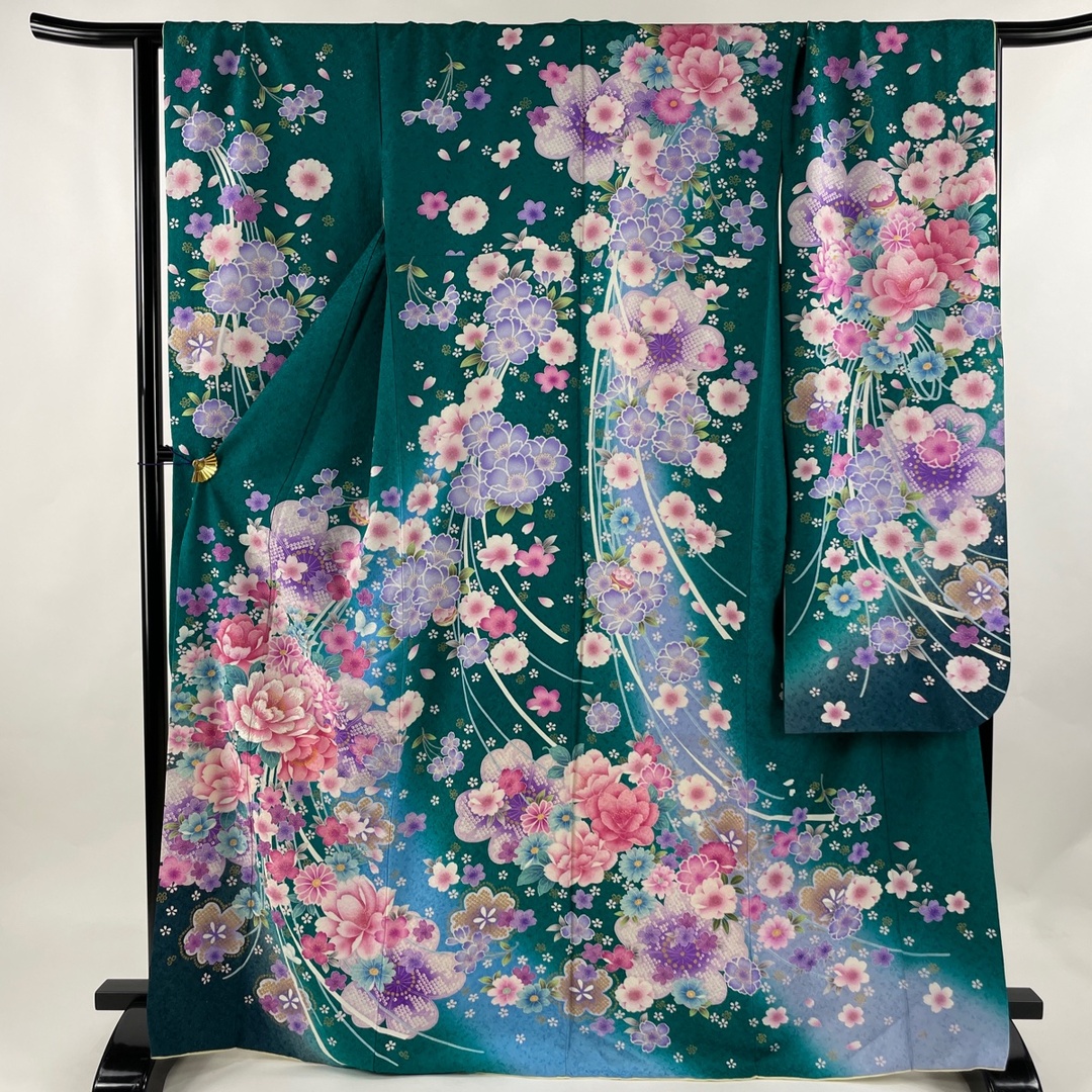 振袖 身丈168cm 裄丈67.5cm 正絹 名品 - 着物