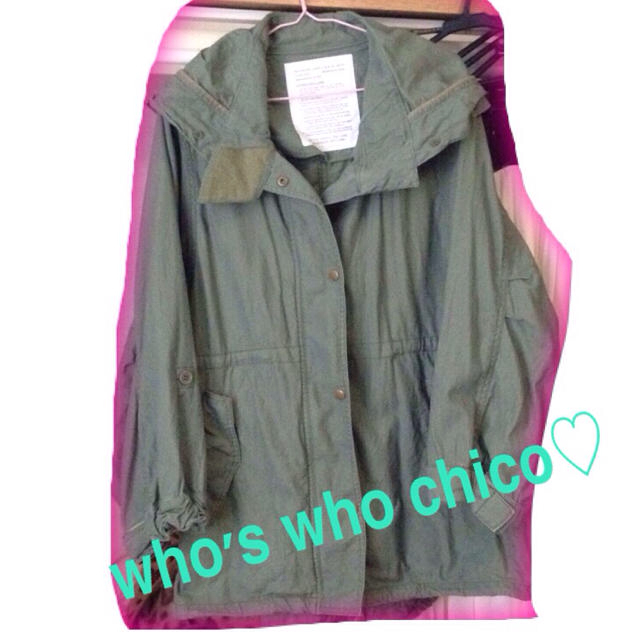 who's who Chico(フーズフーチコ)のwho's who chico♡コート レディースのジャケット/アウター(ミリタリージャケット)の商品写真