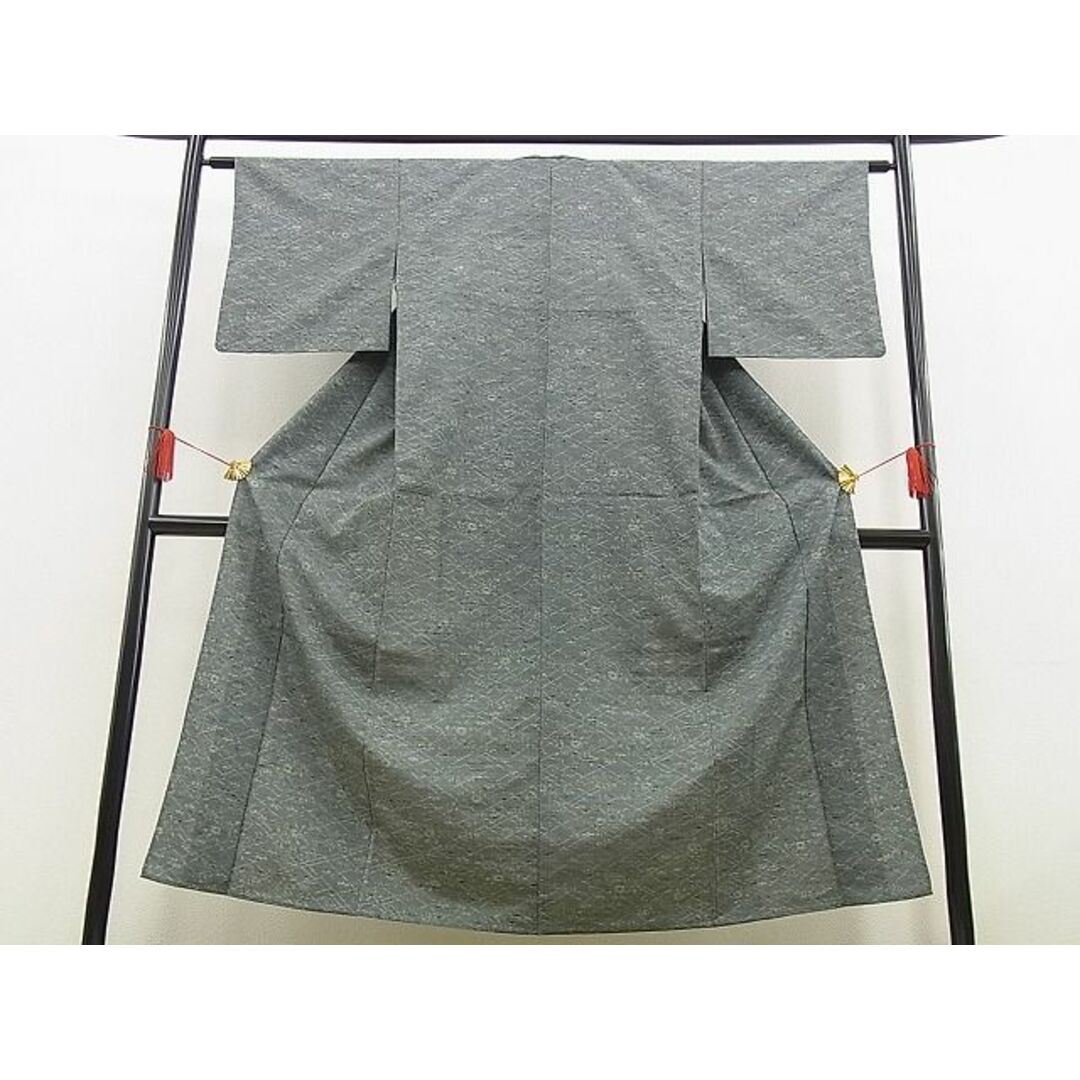 平和屋野田店□上質な紬 単衣 草花文 逸品 n-yc1807の通販 by 平和屋's ...