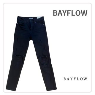 ベイフロー(BAYFLOW)のダメージ クラッシュパンツ ベイフロー スキニーパンツ BAYFLOW(デニム/ジーンズ)