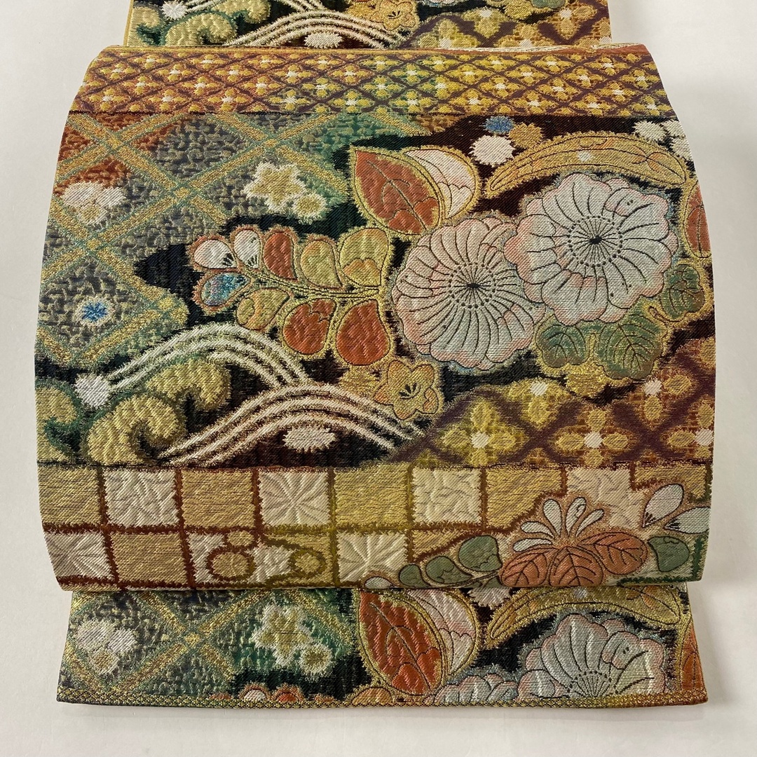 袋帯 美品 名品 六通 正絹 - 帯 袋帯 美品 名品 六通 正絹