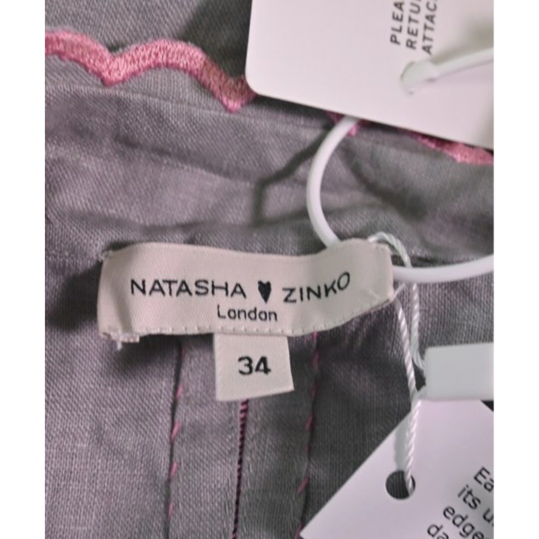 NATASHA ZINKO ワンピース 34(XXS位) グレー 【古着】【中古】 NATASHA ZINKO ワンピース 34(XXS位) グレー