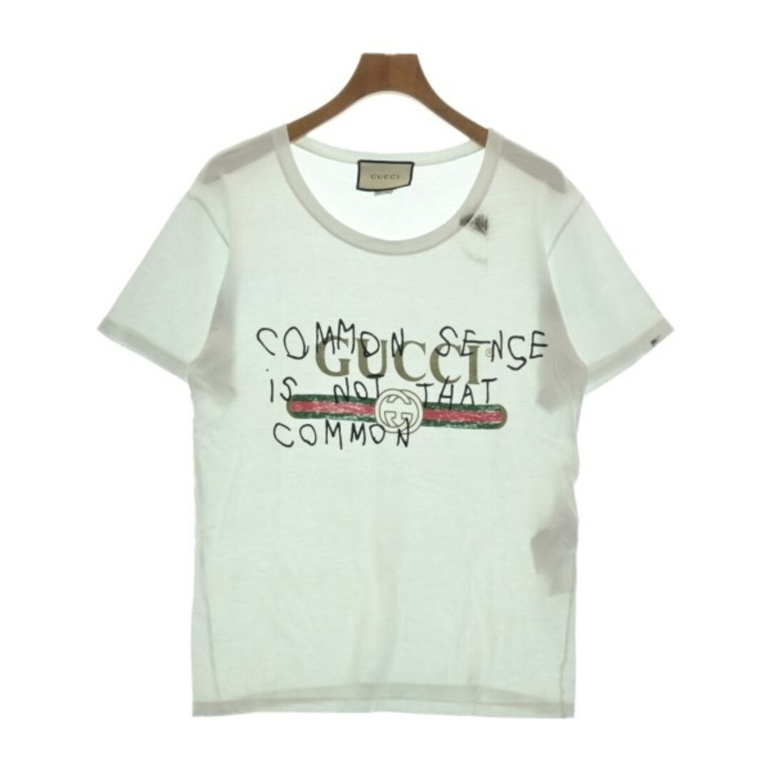 Gucci(グッチ)のGUCCI グッチ Tシャツ・カットソー XS 白 【古着】【中古】 メンズのトップス(Tシャツ/カットソー(半袖/袖なし))の商品写真