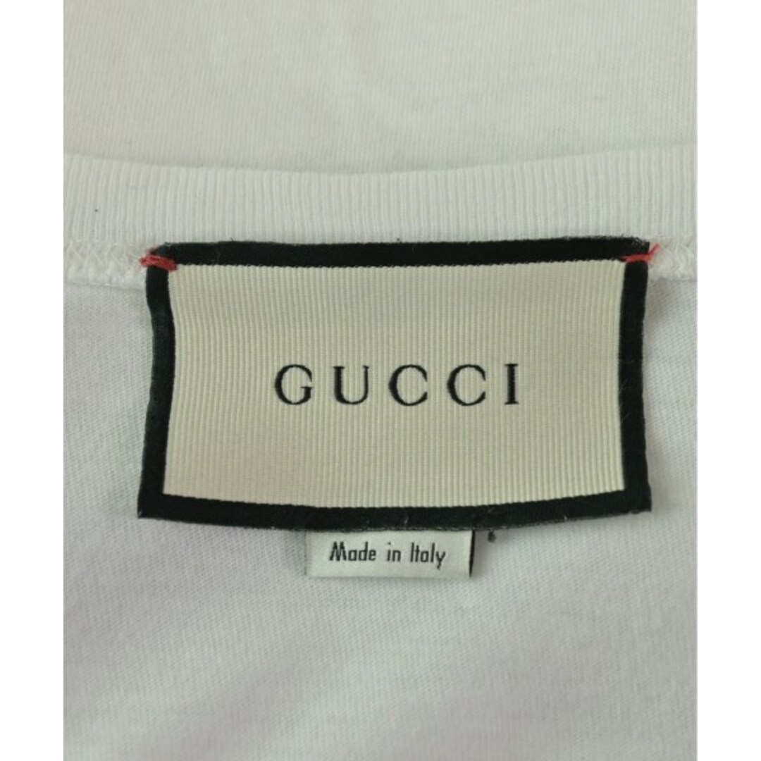 Gucci(グッチ)のGUCCI グッチ Tシャツ・カットソー XS 白 【古着】【中古】 メンズのトップス(Tシャツ/カットソー(半袖/袖なし))の商品写真