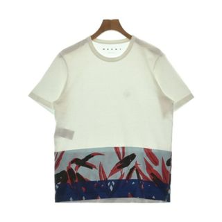 マルニ(Marni)のMARNI マルニ Tシャツ・カットソー 48(L位) 白 【古着】【中古】(Tシャツ/カットソー(半袖/袖なし))