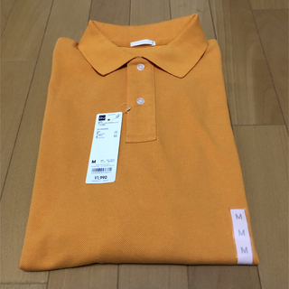 ジーユー(GU)の‼️早い者勝ち‼️オーバーサイズポロシャツ(5分袖)オレンジ(ポロシャツ)
