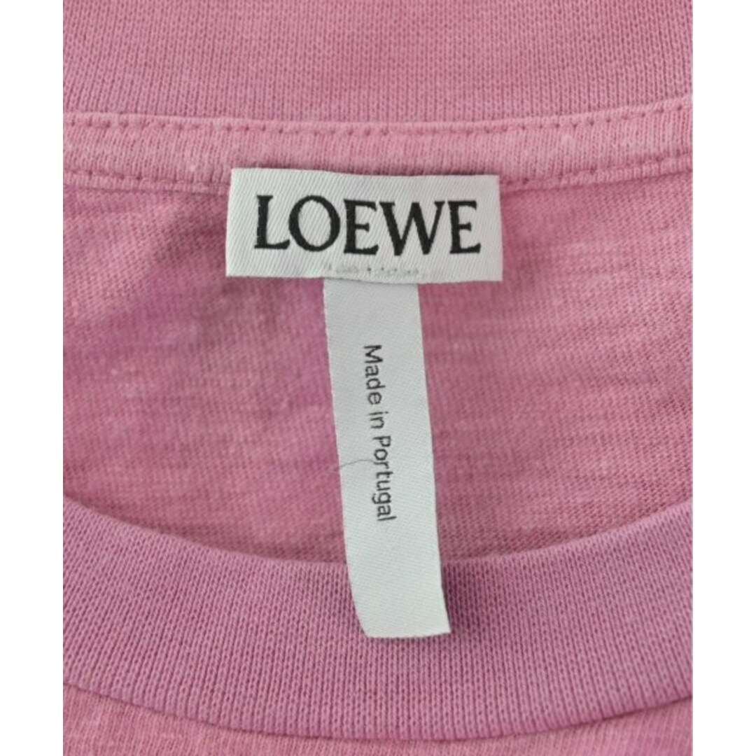 なし透け感LOEWE ロエベ Tシャツ・カットソー S ピンク