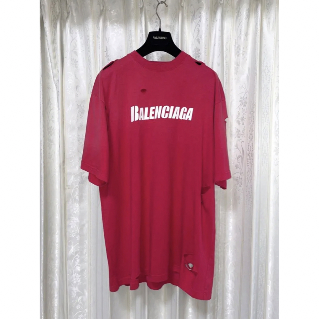 BALENCIAGA 21SS デストロイTシャツ