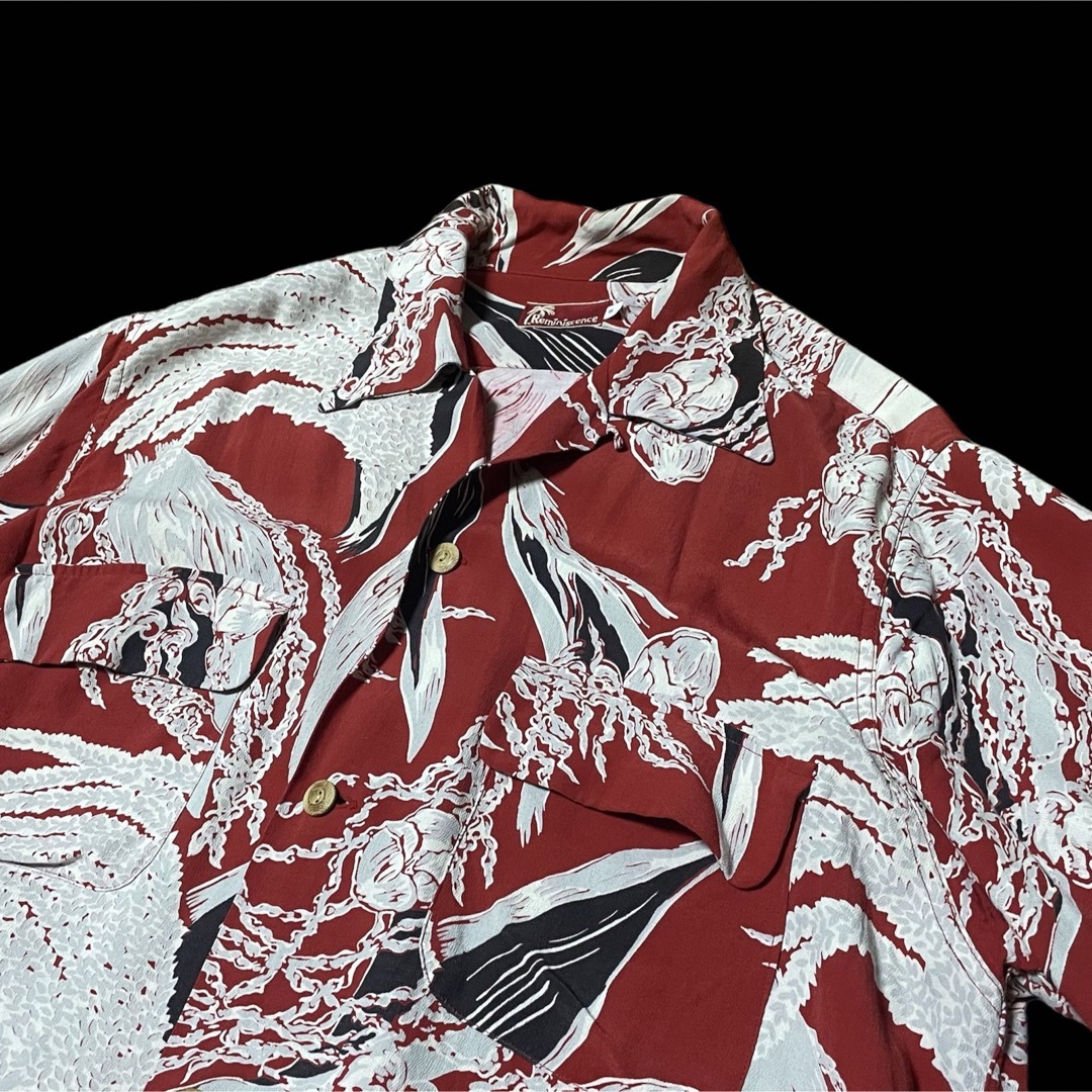 Sun Surf(サンサーフ)のアロハシャツ 90s 実寸サイズL〜XL 日本製　ヴィンテージ  レーヨン メンズのトップス(シャツ)の商品写真
