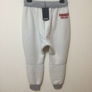 DSQUARED2 ディースクエアード LOGO SWEAT PANTS S74KB0431 ロゴプリント スウェットジョガーパンツ グレー