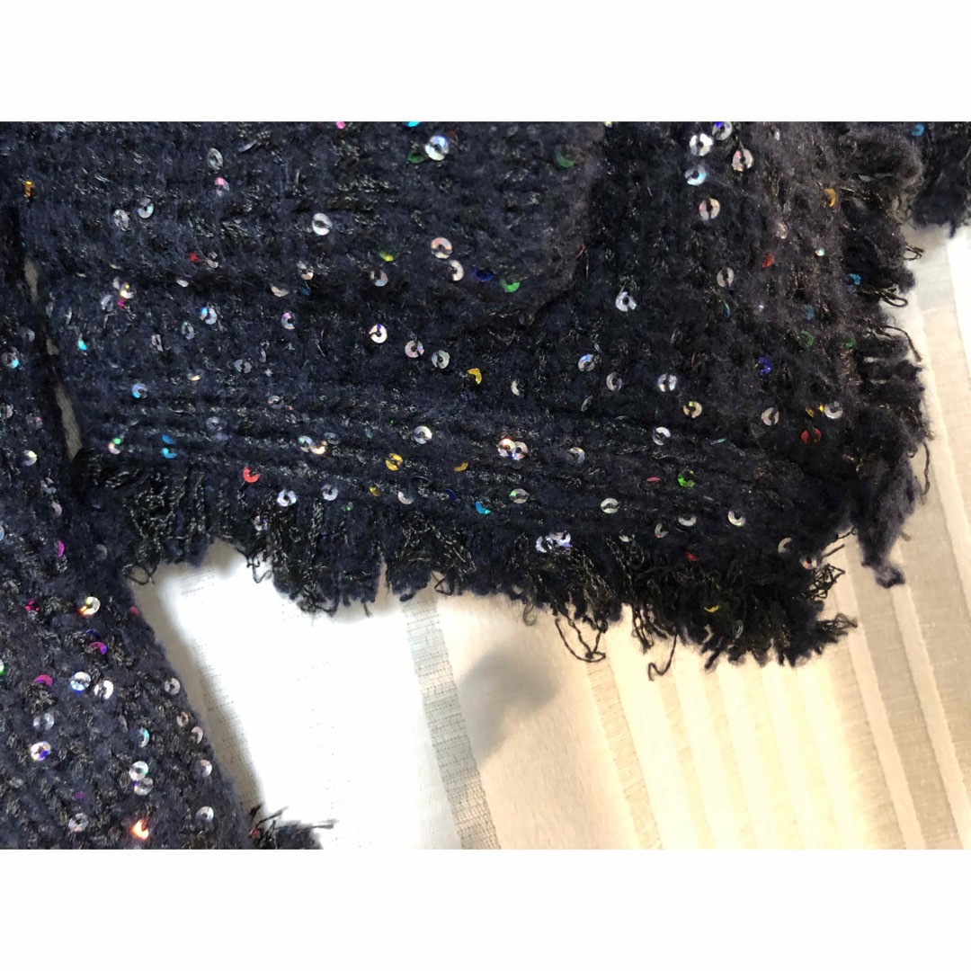 ZARA(ザラ)のZARA ニットジャケット レディースのジャケット/アウター(ノーカラージャケット)の商品写真