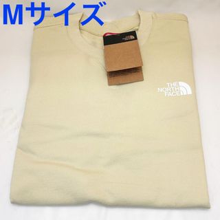 ザノースフェイス(THE NORTH FACE)の新品 ザ ノースフェイス トレーナー ベージュ メンズ Mサイズ (スウェット)