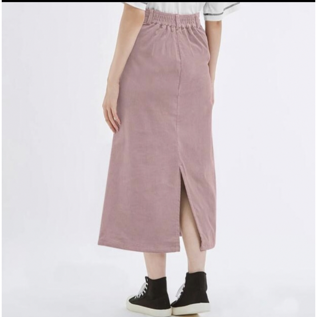 GU(ジーユー)のGU コーデュロイナローミディスカート　Ｌサイズ レディースのスカート(ロングスカート)の商品写真