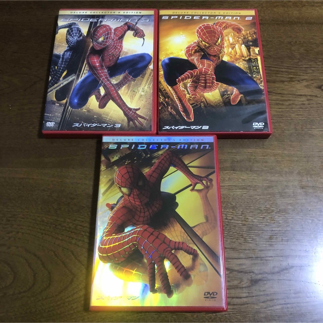 スパイダーマン、DVDセット吹き替えあり。トビーマグワイア エンタメ/ホビーのDVD/ブルーレイ(外国映画)の商品写真