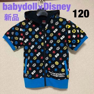 ベビードール(BABYDOLL)のB【かわいい☆DISNEY　BABYDOLLコラボ】黒地　ミッキーマウスパーカー(ジャケット/上着)