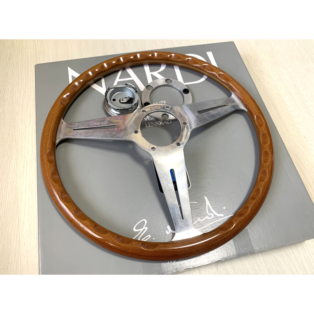 コペンロードスター希少【NARDI Classic】36.5Φ ウッドステアリング　ナルディ