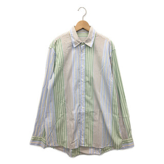 JW Anderson カジュアルシャツ 46(M位) 白x紺(ストライプ) 【古着】-