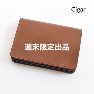 フォルメ(forme)のフォルメ　forme  SHORT WALLET  Cordovan cigar(折り財布)