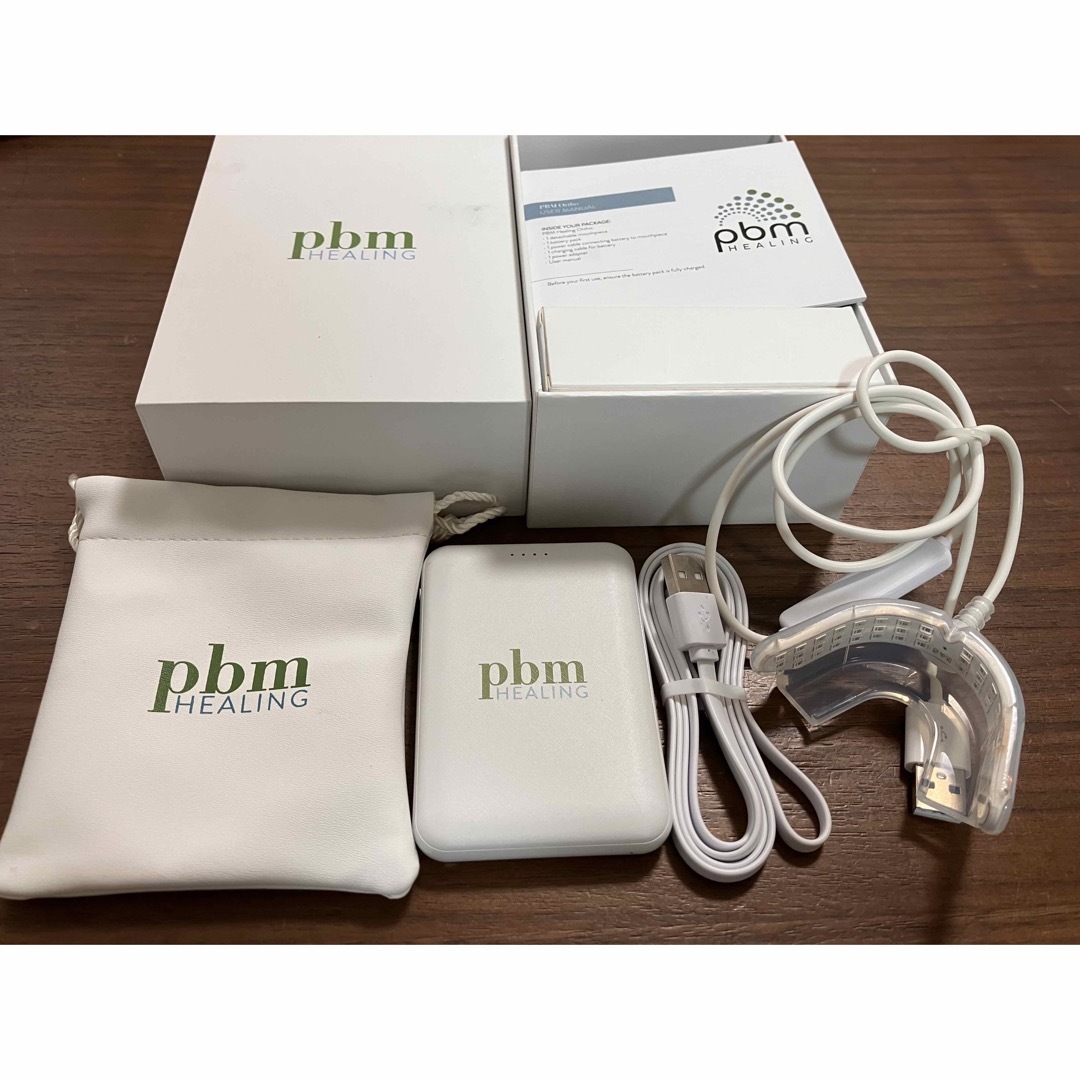 PBM healing 光加速装置 マウスピース、ワイヤー矯正用オーラルケア