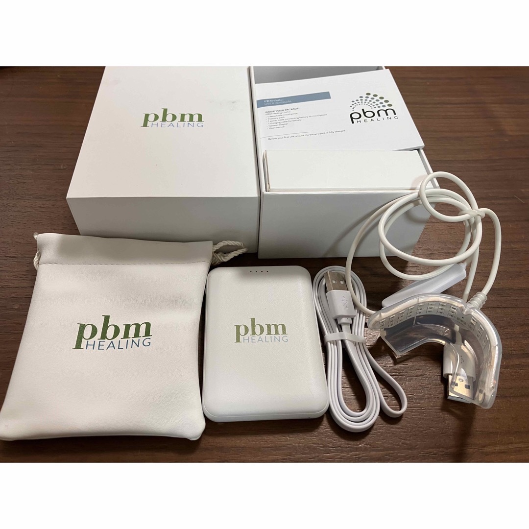 PBM healing 光加速装置 マウスピース、ワイヤー矯正用-