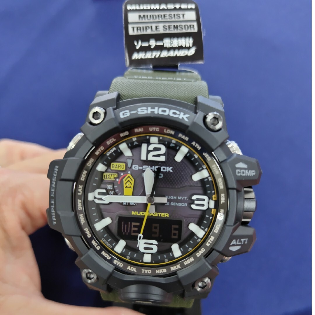 腕時計(アナログ)カシオGショックマッドマスターGWG-1000-1A3JF新品未使用