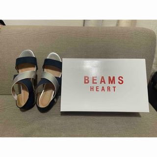 ビームス(BEAMS)の【新品　未使用】BEAMS HEART サンダル　S(ハイヒール/パンプス)