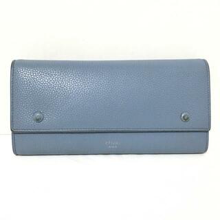セリーヌ 長財布 財布(レディース)（ブルー・ネイビー/青色系）の通販