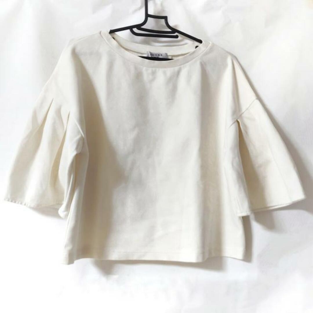 アドーア 七分袖カットソー サイズ38 M - - Tシャツ/カットソー(七分/長袖)