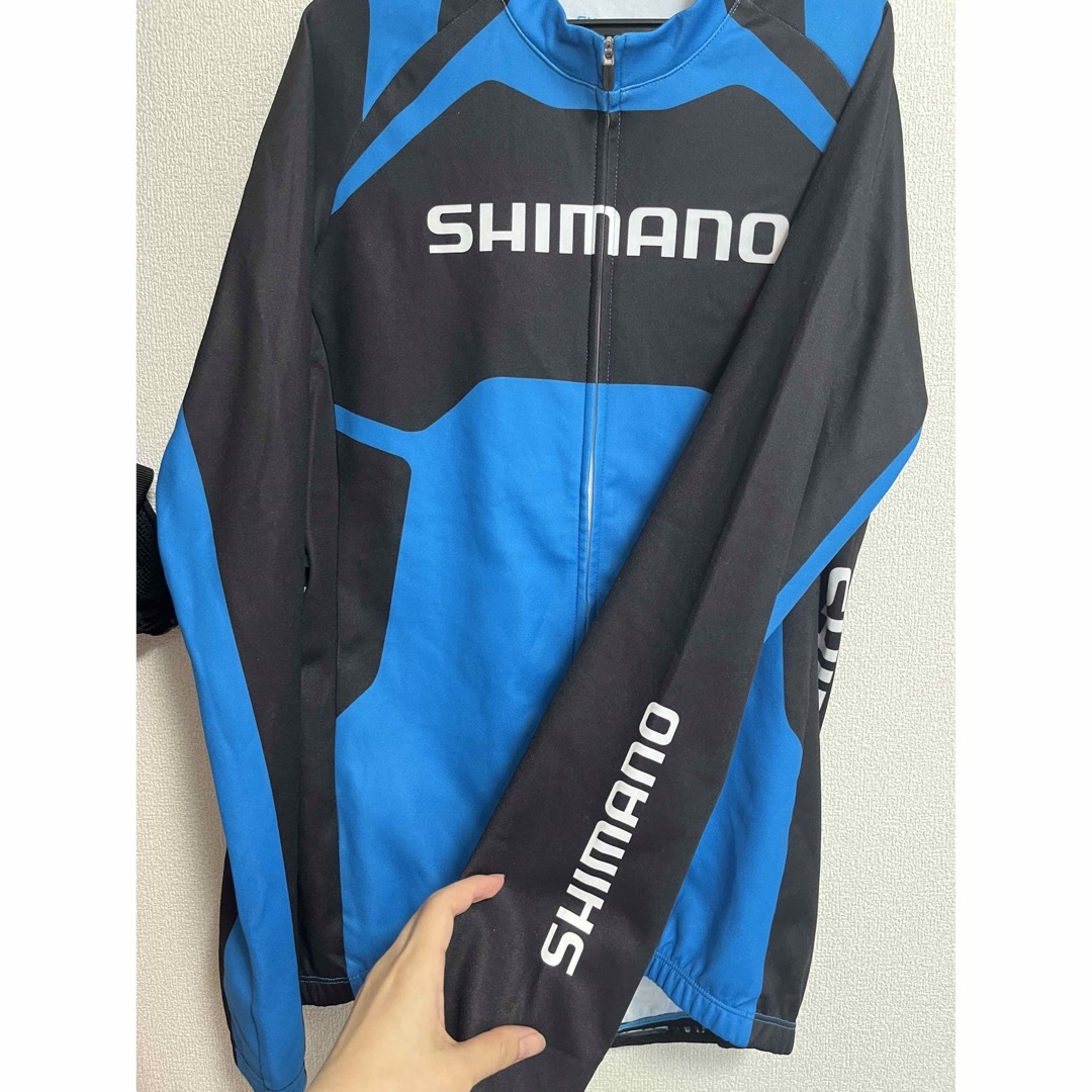 SHIMANO(シマノ)の美品　シマノ サイクルジャージ アジアサイズL スポーツ/アウトドアの自転車(ウエア)の商品写真