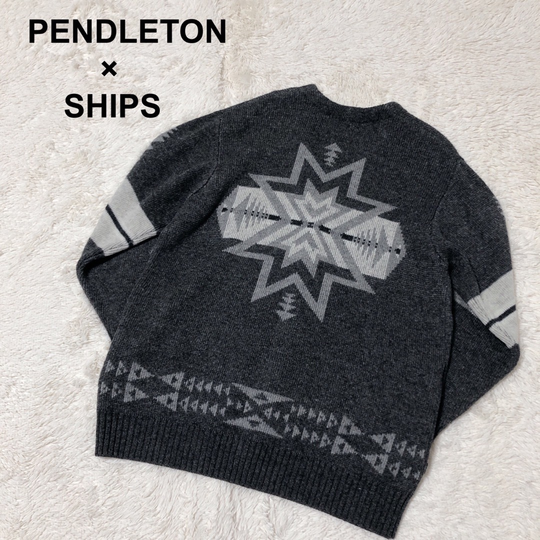 PENDLETON SHIPS別注 リラックスフィット カーディガン ウール