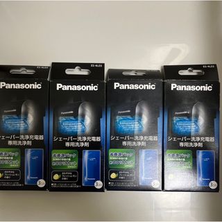 パナソニック(Panasonic)のパナソニック シェーバー洗浄充電器　洗浄剤 ES-4L03(3個入) 4箱(メンズシェーバー)