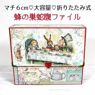 【改良型】折りたたみ式・大容量　蜂の巣蛇腹ファイル◆283 スタンペリア アリス(その他)