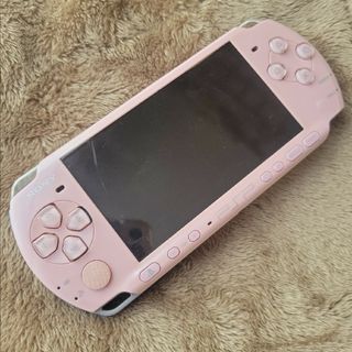 ソニー(SONY)のSONY PSP-3000 ブロッサム ピンク 訳あり 傷あり(携帯用ゲーム機本体)