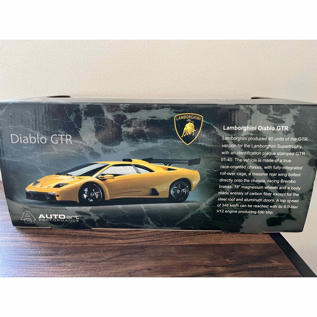 Lamborghini(ランボルギーニ)の【極美品】1/18  ランボルギーニ ディアブロ GTR エンタメ/ホビーのおもちゃ/ぬいぐるみ(ミニカー)の商品写真