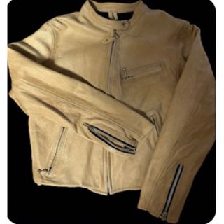 Liugoo Leathers - リューグーレザーズ　ラムレザーシングルライダースジャケット