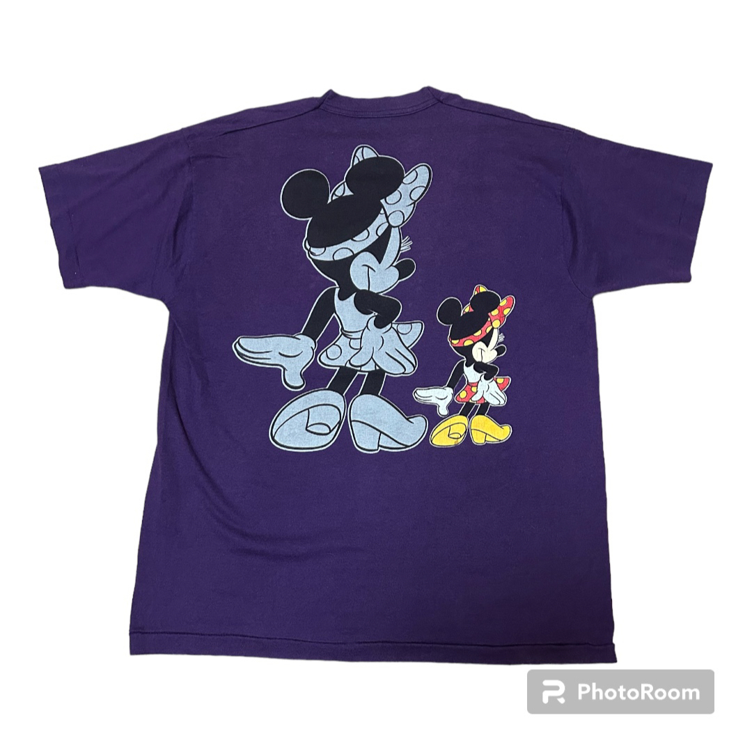 Disney(ディズニー)の90s USA製 DISNEY MINNIE MOUSE Tシャツ XL メンズのトップス(Tシャツ/カットソー(半袖/袖なし))の商品写真