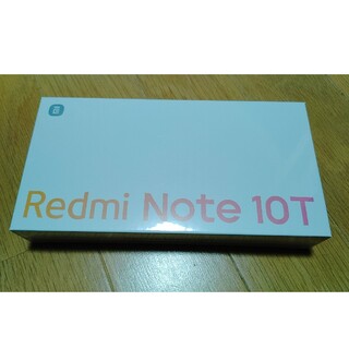 ANDROID - 【新品未開封】Xiaomi『Redmi Note 10T』黒（4GB/64GB）