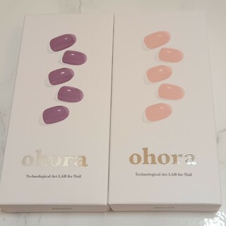 オホーラ(ohora)の⭐新品・未開封　ohora ハンドネイルシール⭐2箱セット(ネイル用品)