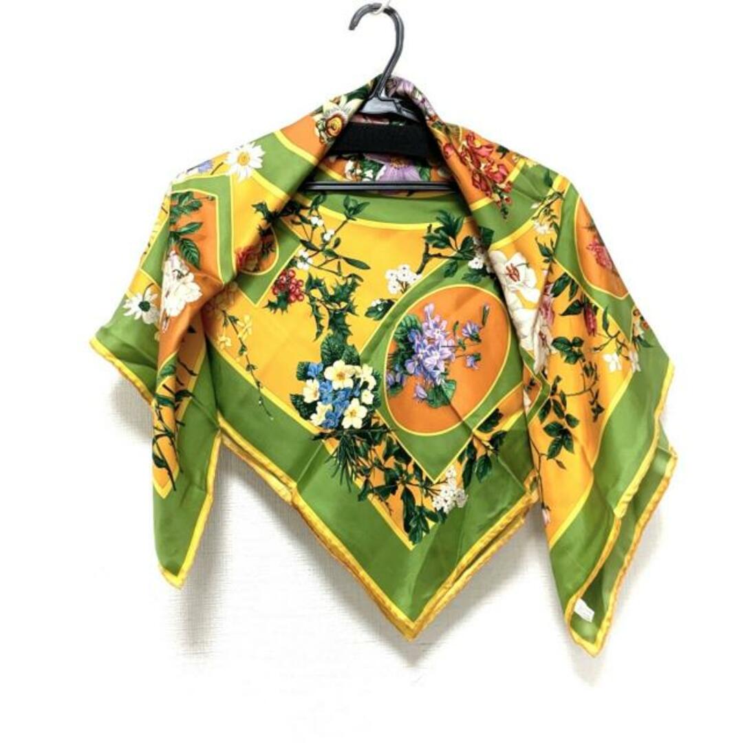 数量は多い GUCCI(グッチ) スカーフ美品 花柄 - バンダナ/スカーフ