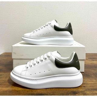 【新品未使用】 ALEXANDER McQUEEN アレキサンダー マックイーン スニーカー 靴 厚底 735769WICYP 【42（約27cm）/WHITE/BLACK/SILVER】