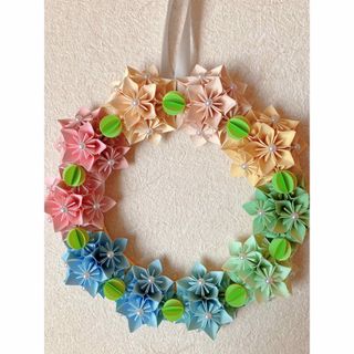 折り紙リース ハンドメイド (その他)