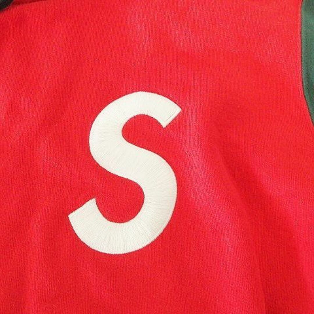 SUPREME 19ss Sロゴ パーカー フーディー M 赤 青 緑 ■U90 2