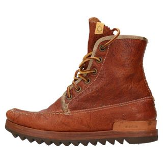 ヴィスヴィム(VISVIM)のVISVIM ヴィスヴィム POUNDMAKER BOOTS-FOLK パウンドメーカーレースアップハイカットブーツ 0112202002011 ブラウン(ブーツ)