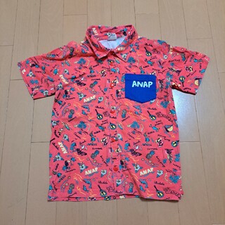 アナップキッズ(ANAP Kids)のANAP KIDS　キッズ　半袖シャツ（130）(Tシャツ/カットソー)