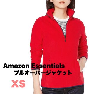 アマゾン(Amazon)のプルオーバージャケット フリース  長袖 レディース トップス 冬服 赤 レッド(その他)