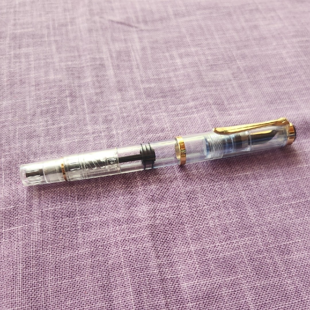 Pelikan - Pelikan 万年筆 M200 F デモンストレーター スケルトン 透明