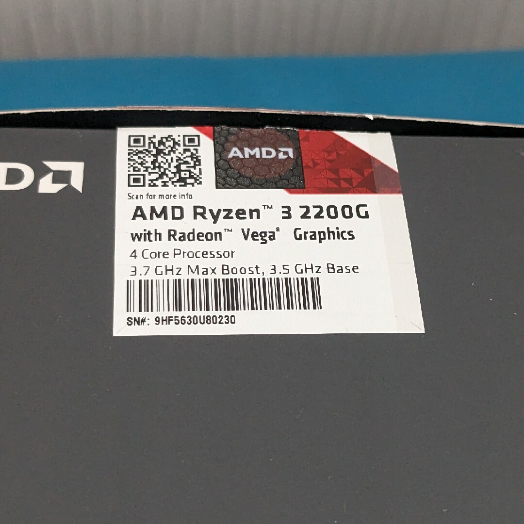 AMD - AMD Ryzen 3 2200G BOXの通販 by bbal's shop｜エーエムディー