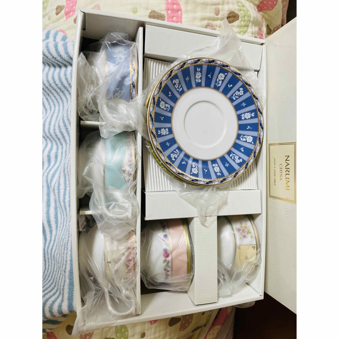 NARUMI(ナルミ)のNARUMI CHINA 5客アソート碗皿 インテリア/住まい/日用品のキッチン/食器(食器)の商品写真