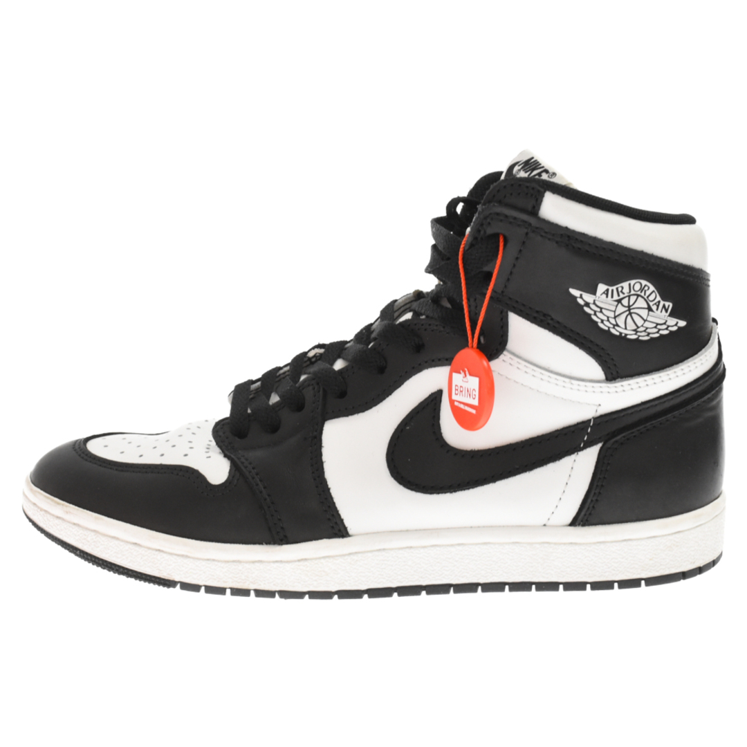 NIKE ナイキ AIR JORDAN 1 HI 85 Black/White エアジョーダン1 ハイカットスニーカー BQ4422-001 US9.5/27.5cm ブラック/ホワイト